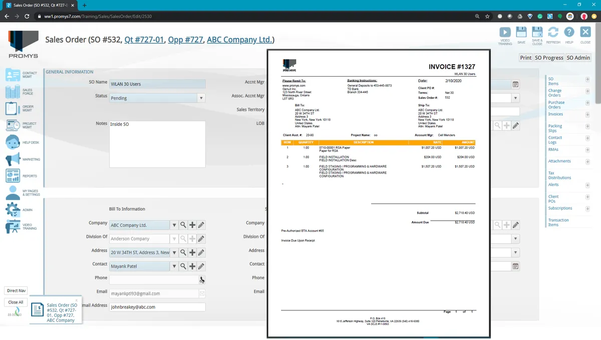 Interface Promys: fonctionnalités, prix, alternatives