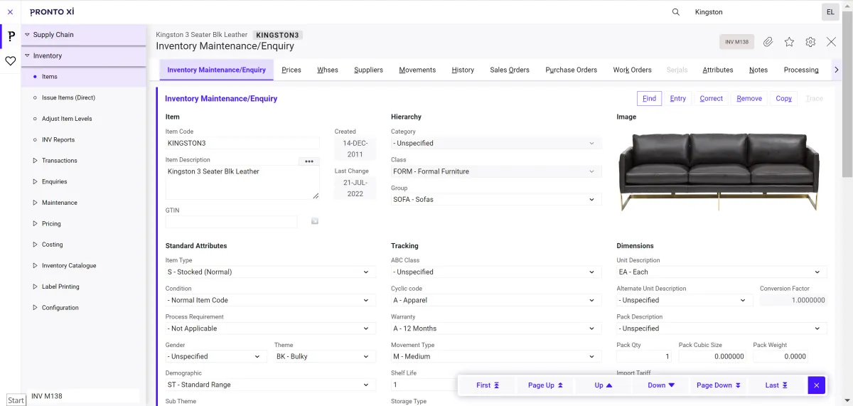 Notre avis sur Pronto Xi : un logiciel supply chain (SCM: gestion de la chaine logistique) à découvrir