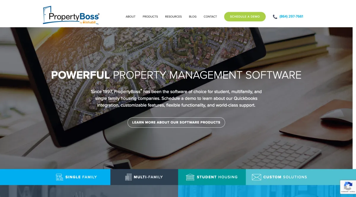 Interface PropertyBoss : fonctionnalités, prix, alternatives