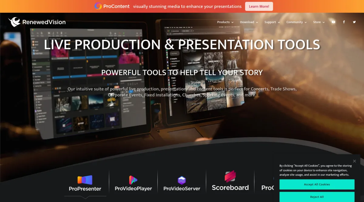 Interface ProPresenter : image, ergonomie, alternatives