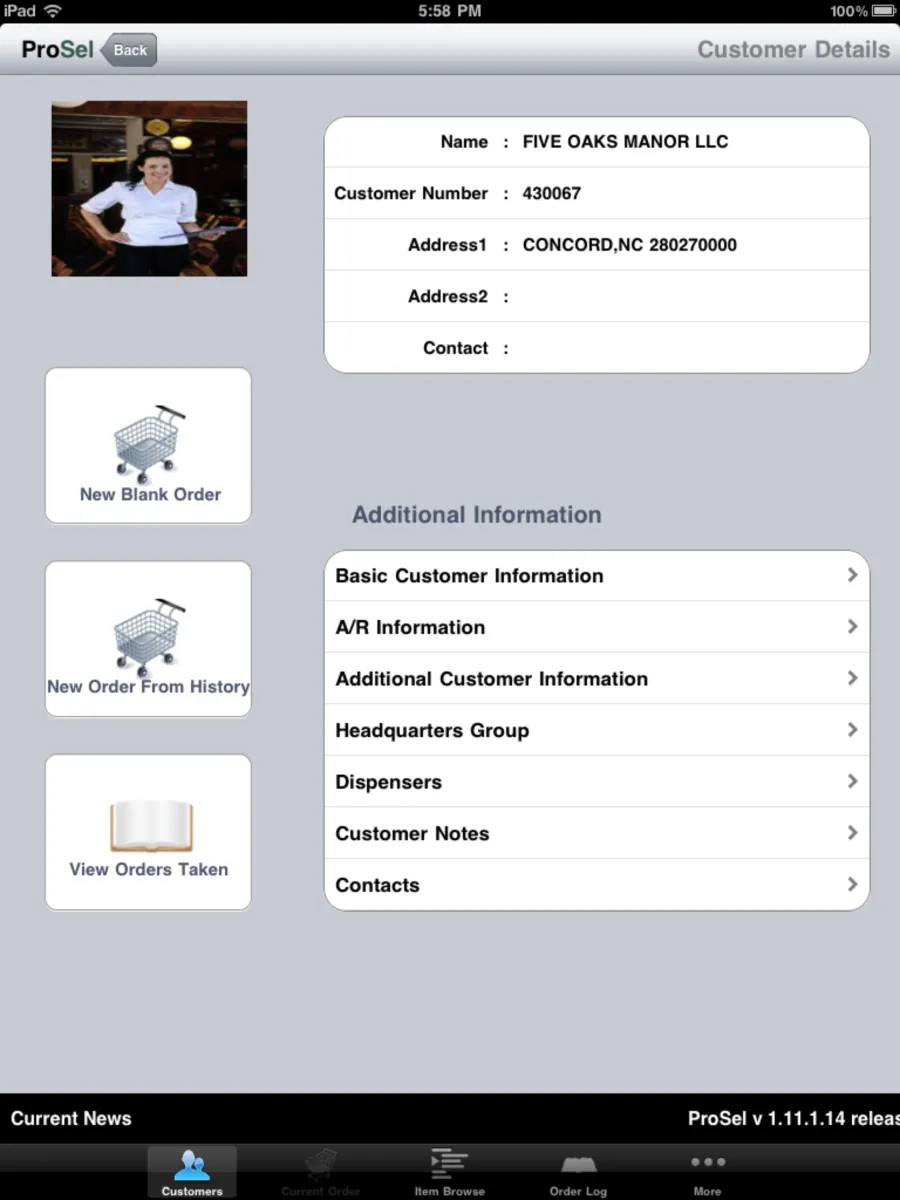 Interface ProSel: image, ergonomie, alternatives