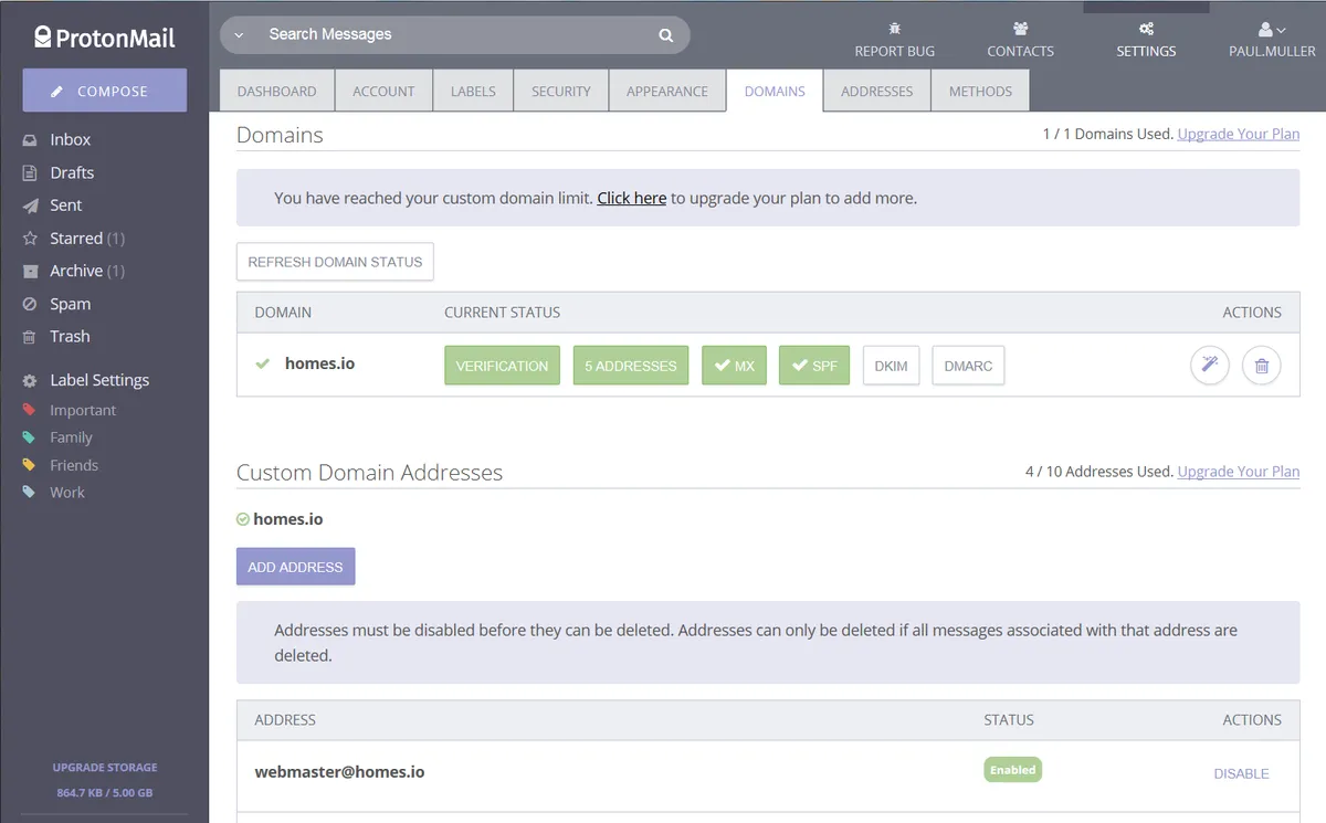 Interface ProtonMail: fonctionnalités, prix, alternatives Interface ProtonMail: fonctionnalités, prix, alternatives