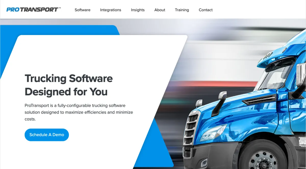 Interface ProTransport : fonctionnalités, prix, alternatives