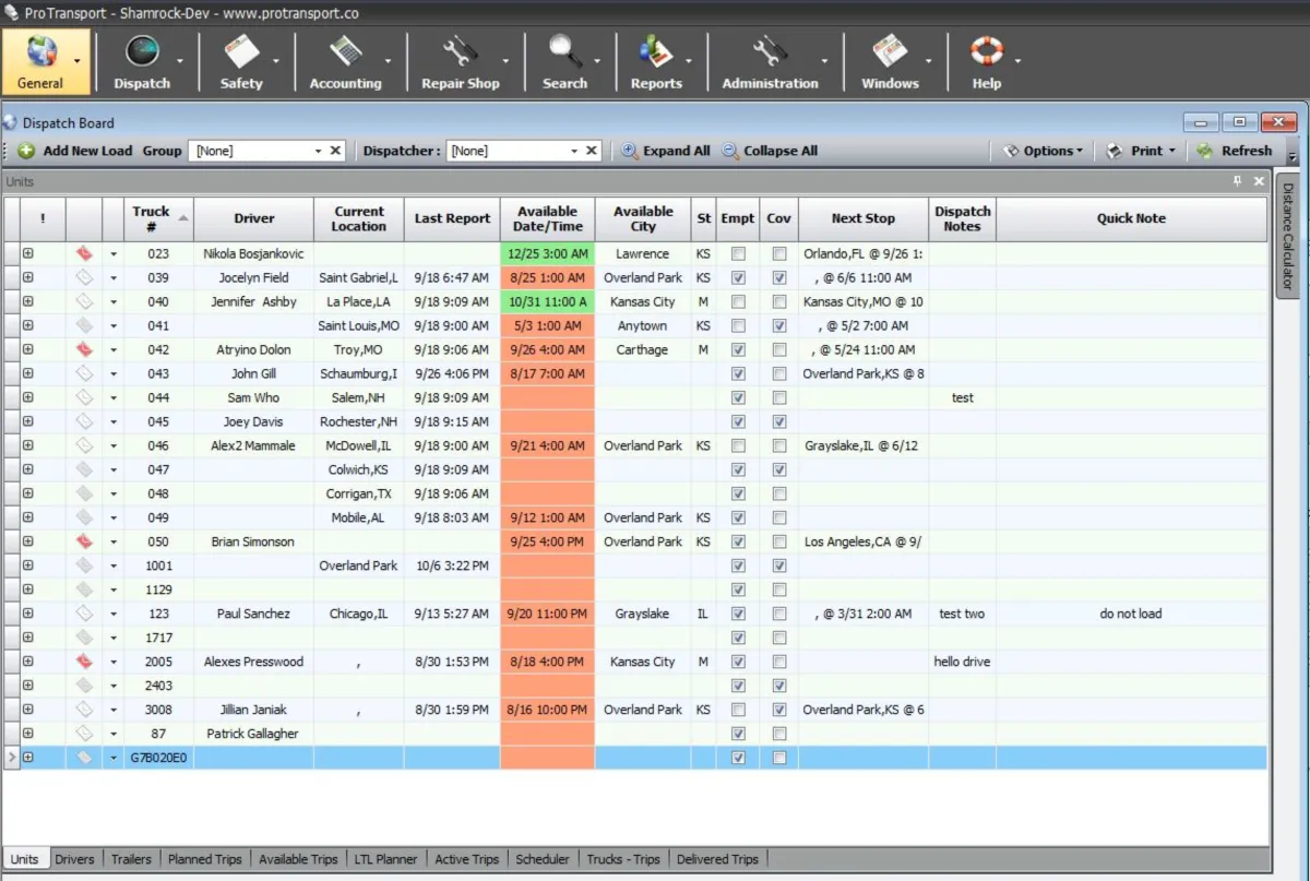 Notre avis sur ProTransport : un logiciel de gestion des transports (TMS: transport management system) à découvrir
