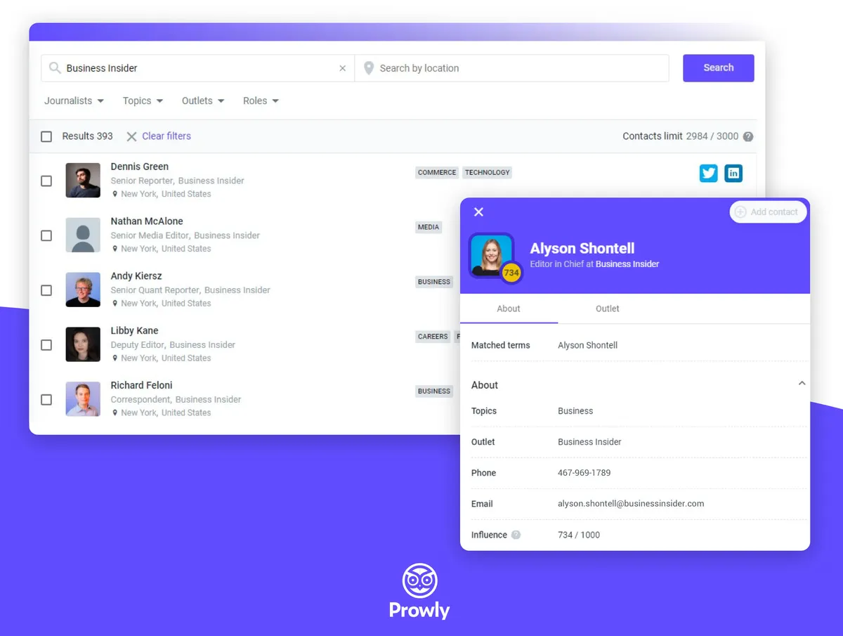 Notre avis sur Prowly : un logiciel de relations publiques / presse (RP) à découvrir Notre avis sur Prowly : un logiciel de relations publiques / presse (RP) à découvrir