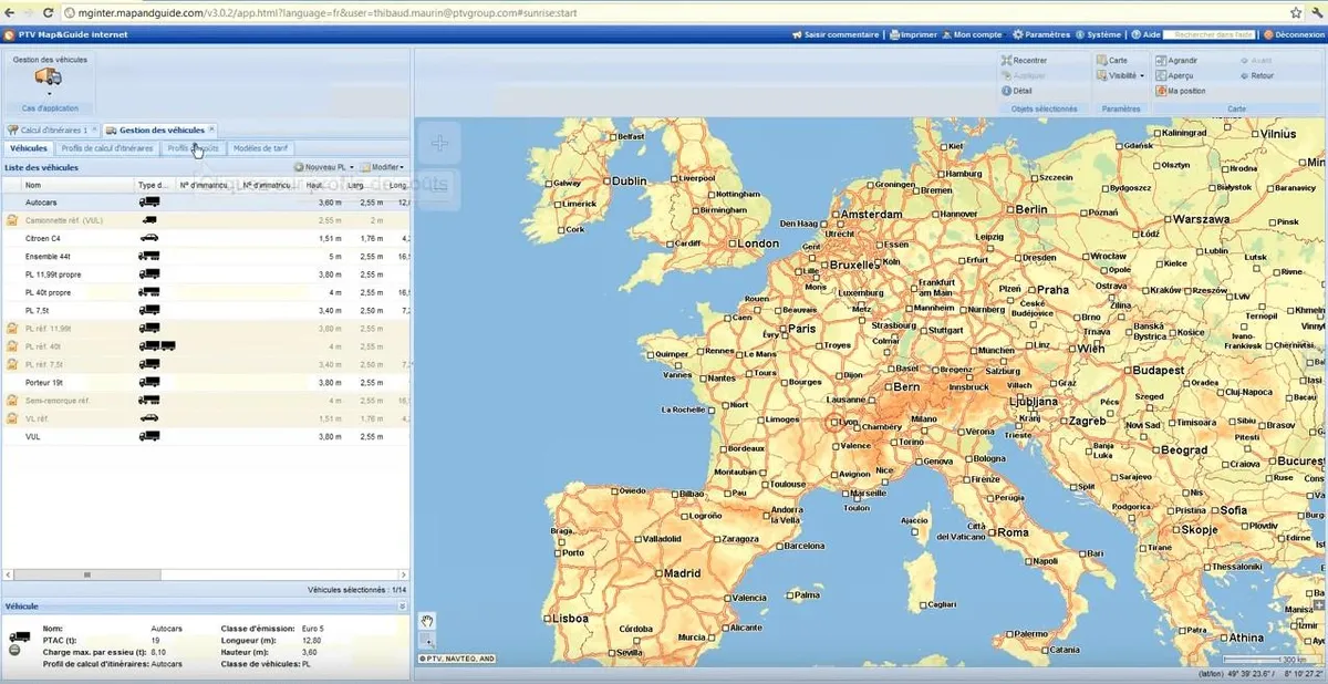 PTV Map&Guide: avis sur le logiciel de planification d'itinéraire (route planning): fonctionnalités, avantages, inconvénients et tarifs PTV Map&Guide: avis sur le logiciel de planification d'itinéraire (route planning): fonctionnalités, avantages, inconvénients et tarifs