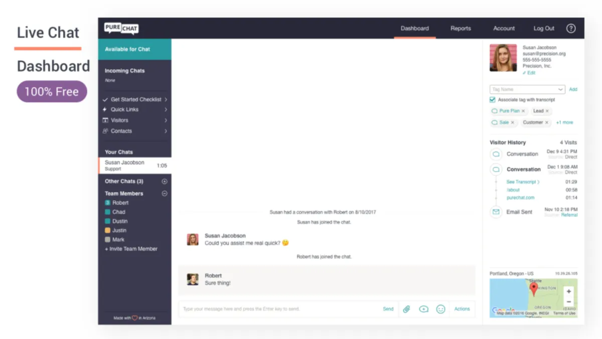 Interface Pure Chat: image, ergonomie, alternatives