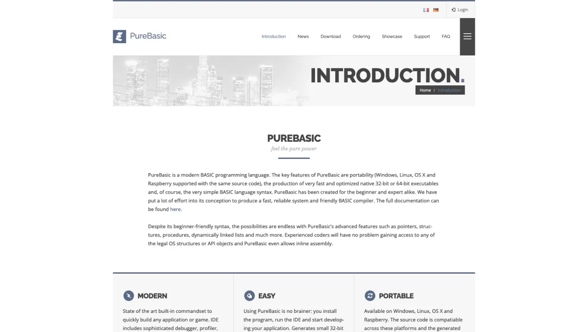 Interface PureBasic : fonctionnalités, prix, alternatives Interface PureBasic : fonctionnalités, prix, alternatives