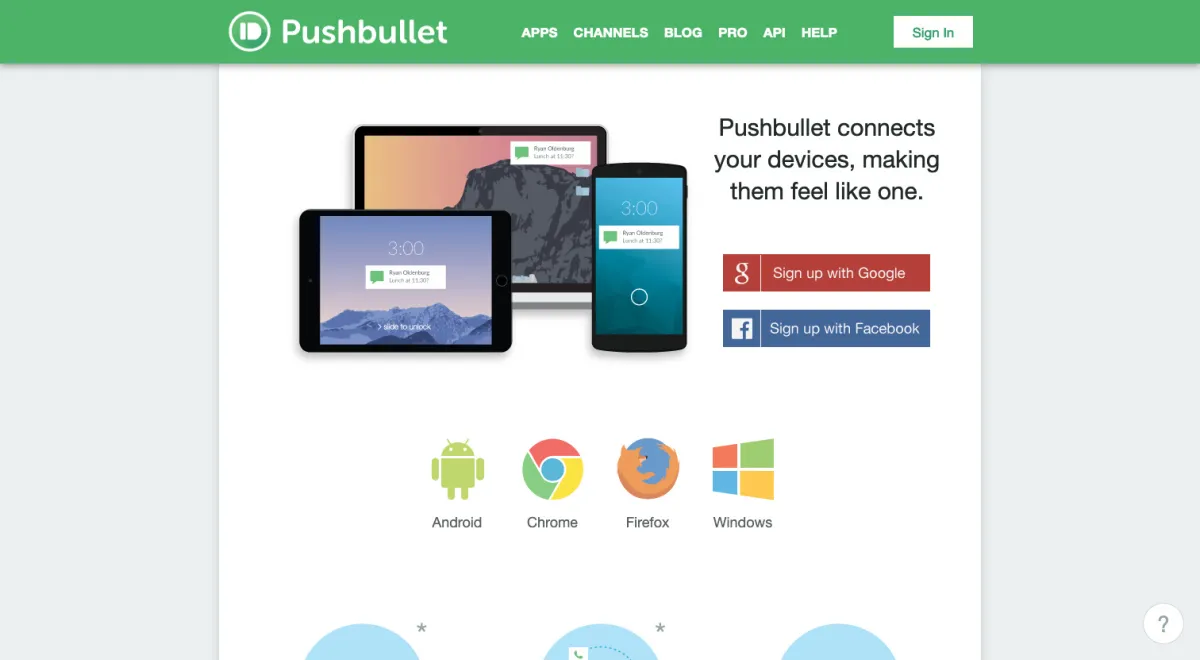 Interface Pushbullet : fonctionnalités, prix, alternatives