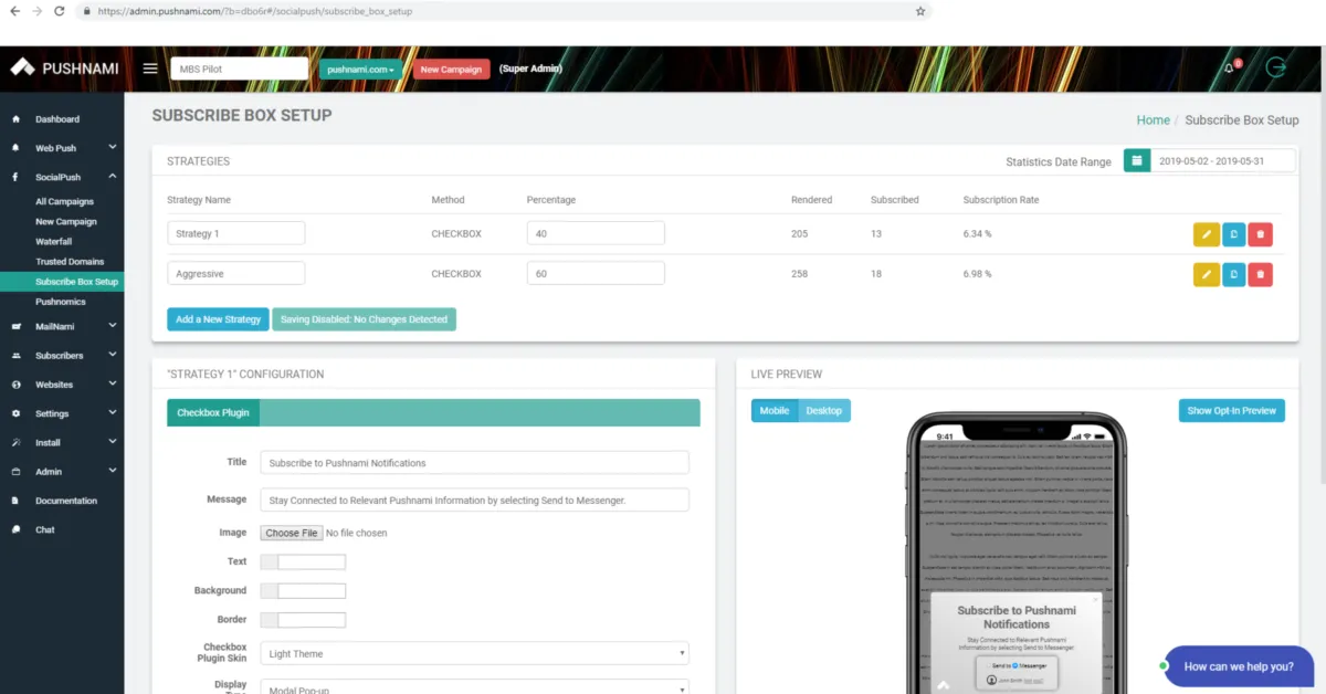 Notre avis sur Pushnami : un logiciel d'engagement client (customer engagement) à découvrir