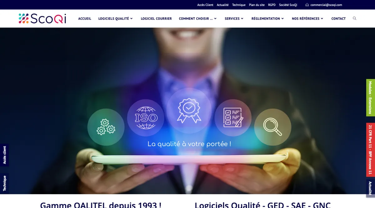 Interface Qalitel doc : image, ergonomie, alternatives Interface Qalitel doc : image, ergonomie, alternatives