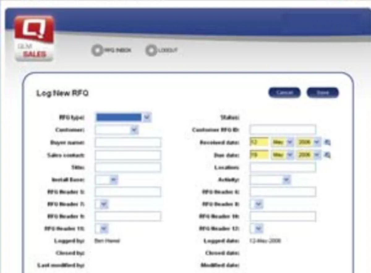 Notre avis sur QLM Sales : un logiciel d'automatisation de la force de vente (SFA: sales force automation) à découvrir