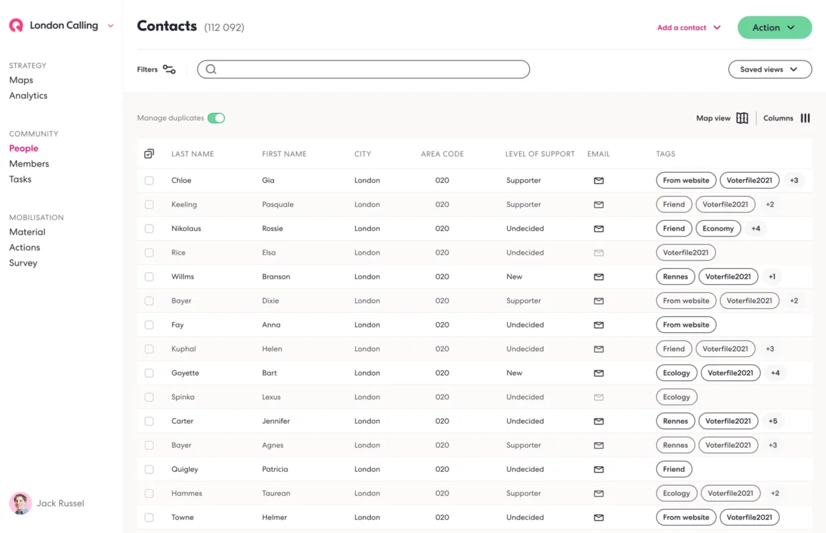 Interface Qomon: fonctionnalités, prix, alternatives