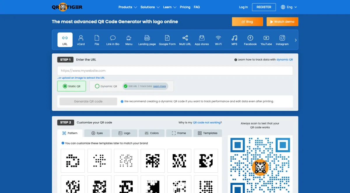 Interface QRTIGER : fonctionnalités, prix, alternatives
