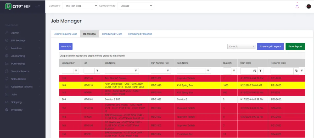 Interface QT9 ERP: fonctionnalités, prix, alternatives