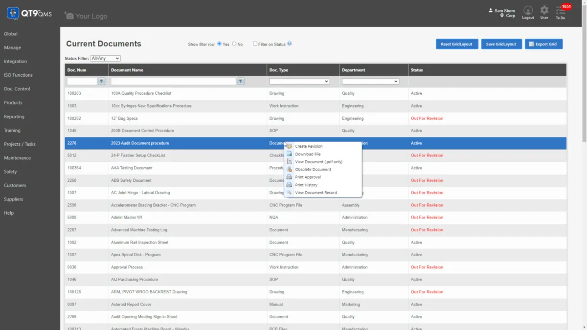 Interface QT9 QMS: image, ergonomie, alternatives