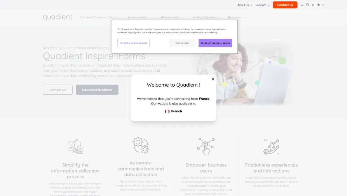 Interface Quadient : fonctionnalités, prix, alternatives