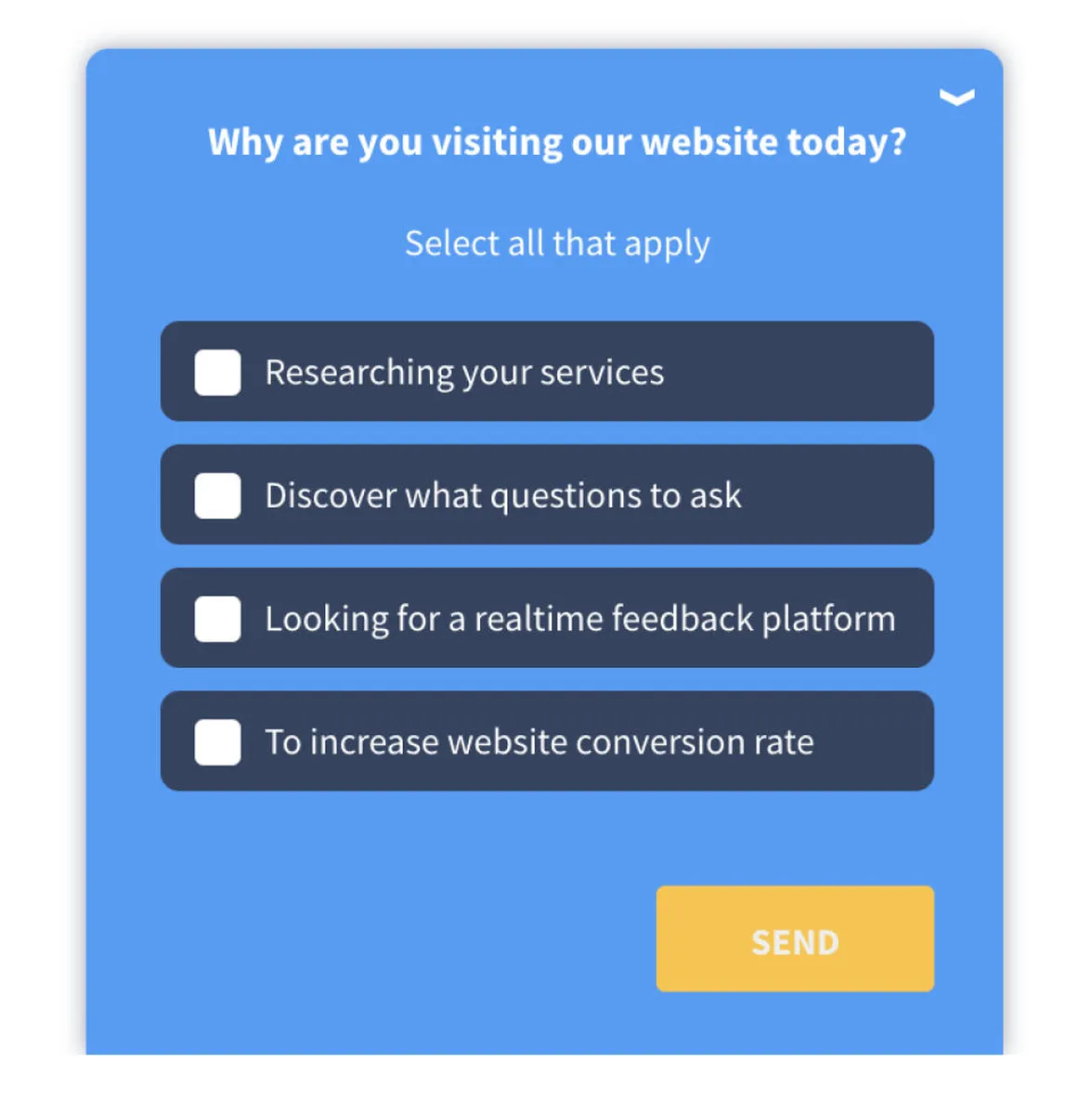Notre avis sur Qualaroo : un logiciel d'expérience client (CX) à découvrir Notre avis sur Qualaroo : un logiciel d'expérience client (CX) à découvrir