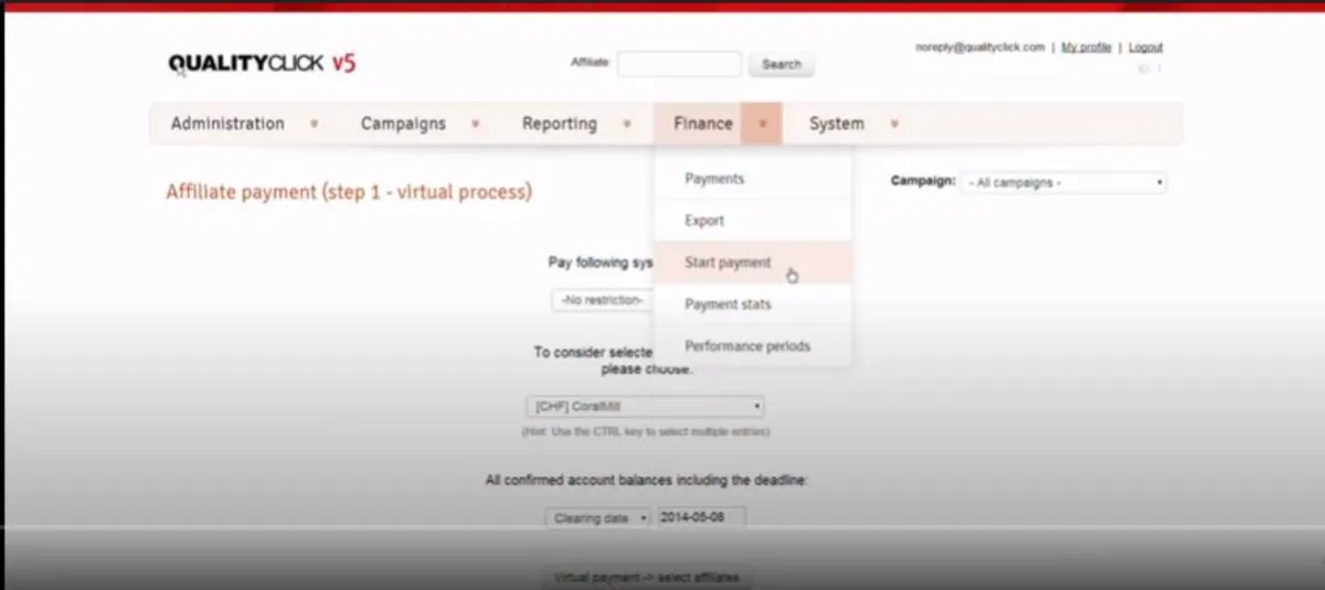 Interface QualityClick: fonctionnalités, prix, alternatives