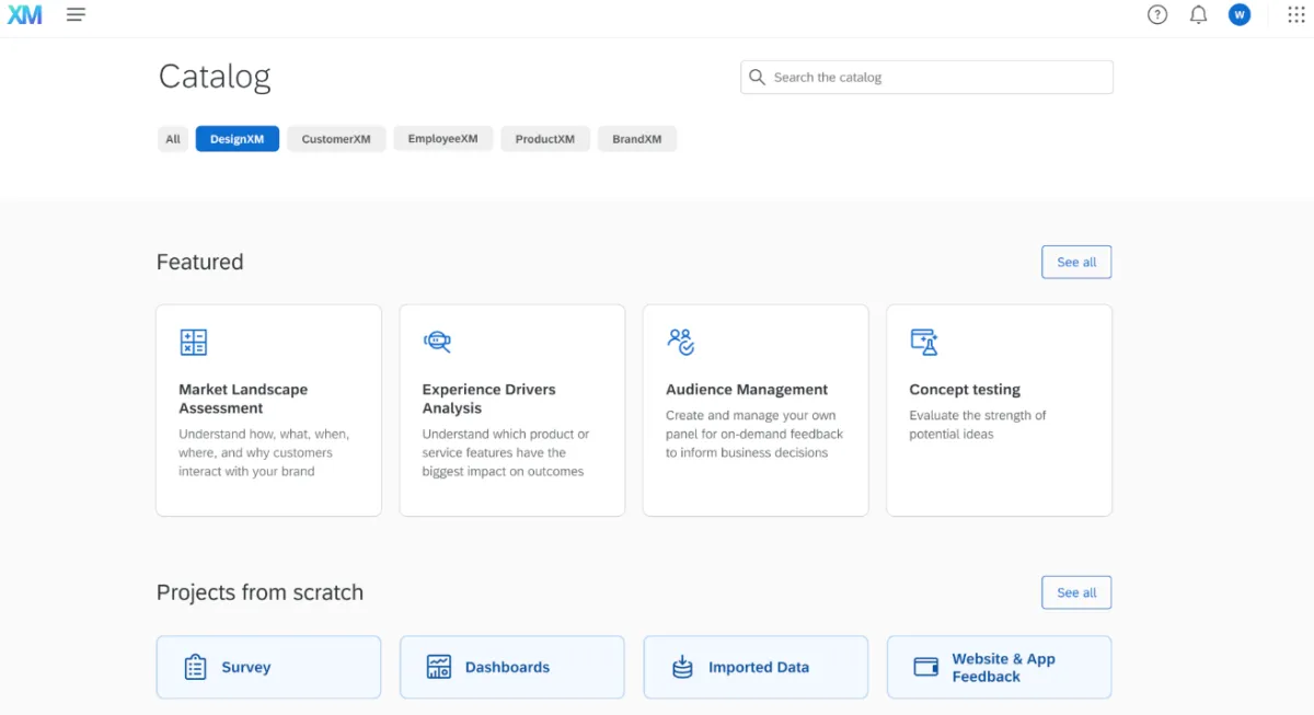 Notre avis sur Qualtrics DesignXM : un logiciel d'optimisation des prix à découvrir
