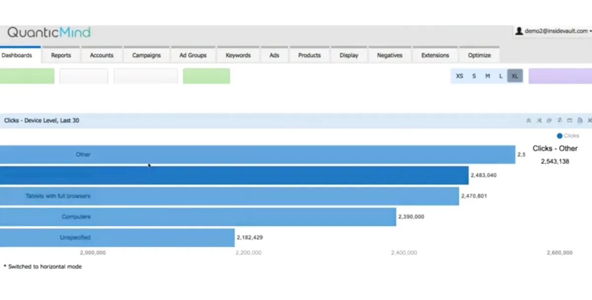 Interface QuanticMind: fonctionnalités, prix, alternatives
