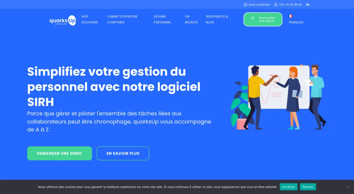 Quarksup: avis sur le logiciel RH (gestion des ressources humaines): fonctionnalités, avantages, inconvénients et tarifs Quarksup: avis sur le logiciel RH (gestion des ressources humaines): fonctionnalités, avantages, inconvénients et tarifs