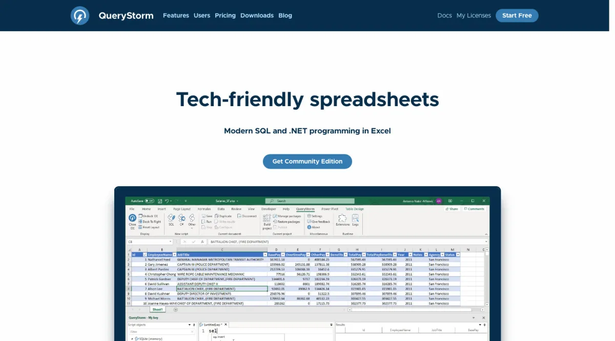 QueryStorm: avis sur le logiciel analytics: fonctionnalités, avantages, inconvénients et tarifs