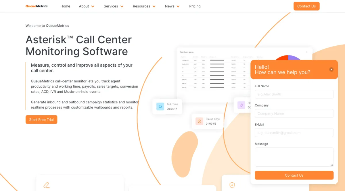 Interface QueueMetrics : image, ergonomie, alternatives Interface QueueMetrics : image, ergonomie, alternatives