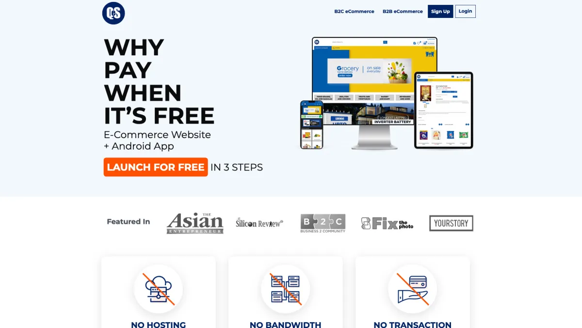 Interface Quick eSelling : image, ergonomie, alternatives