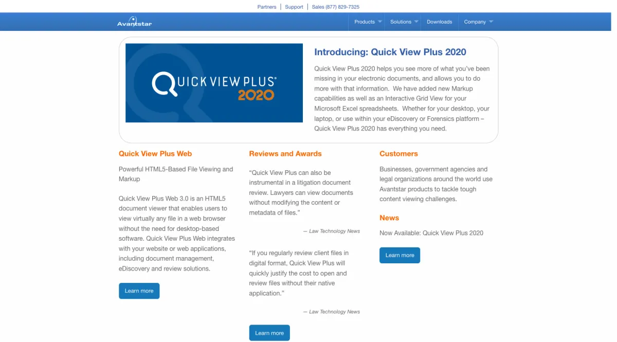 Interface Quick View Plus : image, ergonomie, alternatives