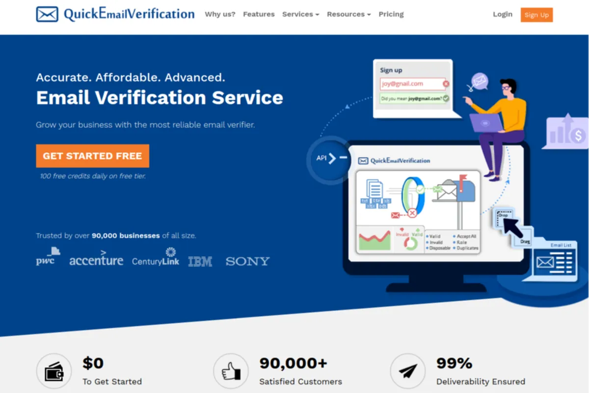 QuickEmailVerification: avis sur le logiciel de vérification d'adresses email: fonctionnalités, avantages, inconvénients et tarifs QuickEmailVerification: avis sur le logiciel de vérification d'adresses email: fonctionnalités, avantages, inconvénients et tarifs