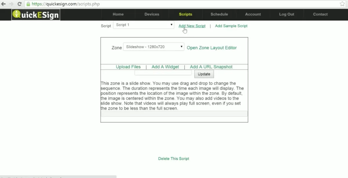 Interface QuickEsign: fonctionnalités, prix, alternatives