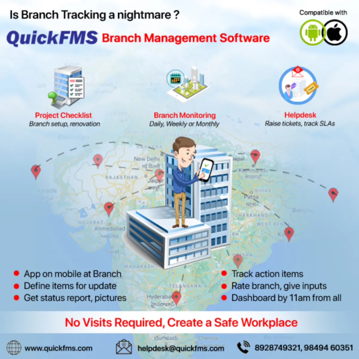 Interface QuickFMS: fonctionnalités, prix, alternatives