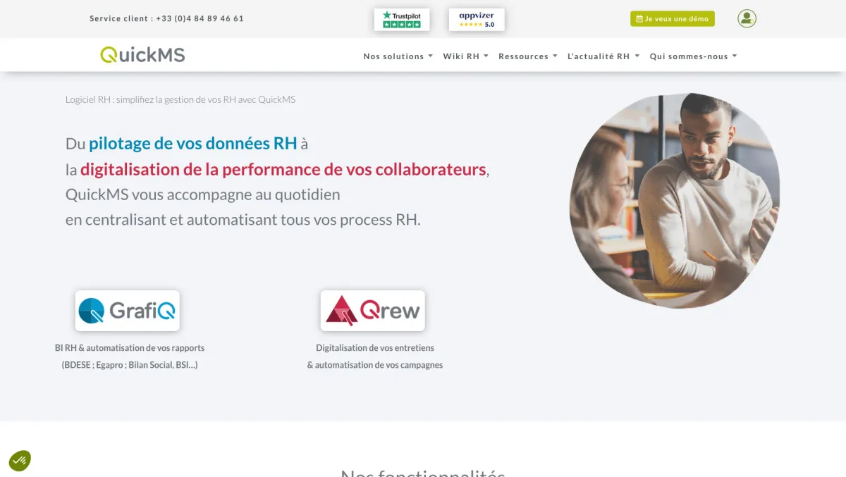 Interface Quickms : fonctionnalités, prix, alternatives Interface Quickms : fonctionnalités, prix, alternatives