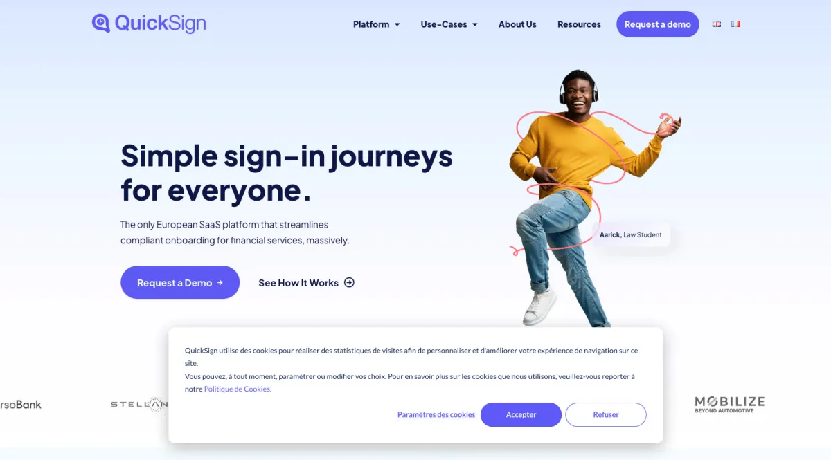 Interface QUICKSIGN : image, ergonomie, alternatives Interface QUICKSIGN : image, ergonomie, alternatives
