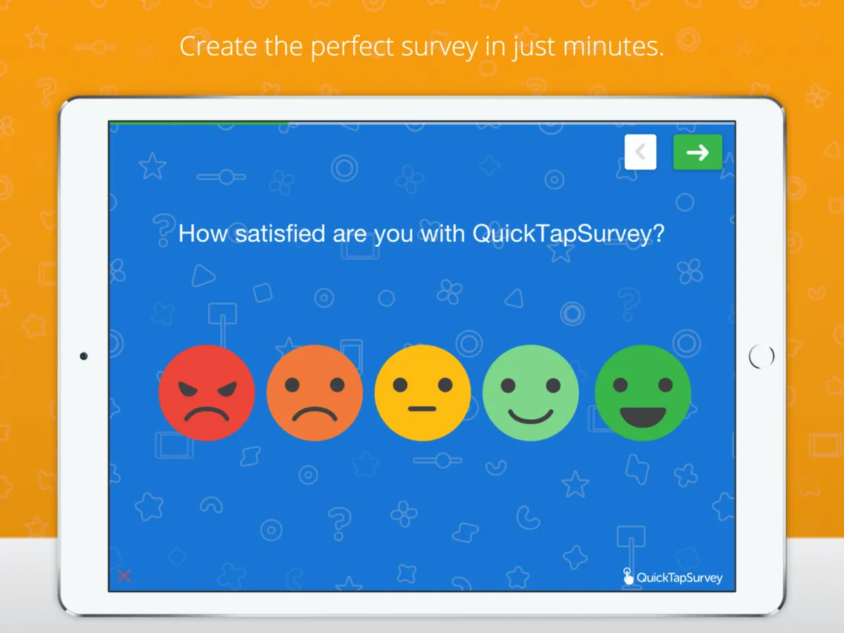 Interface QuickTapSurvey: fonctionnalités, prix, alternatives