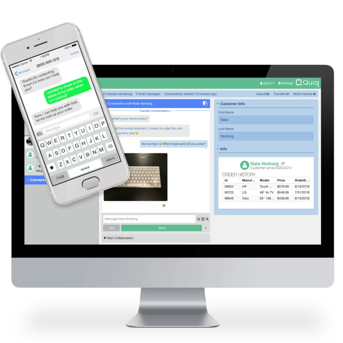 Notre avis sur Quiq Messaging : un logiciel d'expérience client (CX) à découvrir