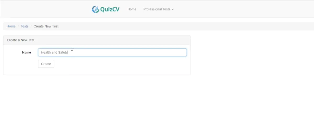Interface QuizCV: fonctionnalités, prix, alternatives