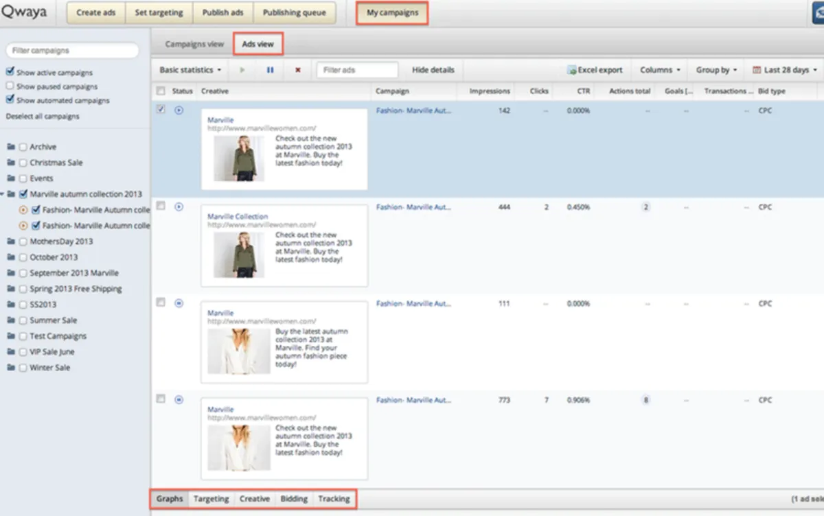 Interface Qwaya: image, ergonomie, alternatives
