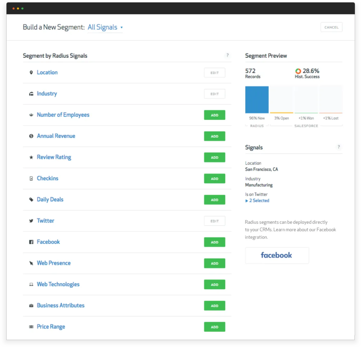 Interface Radius: fonctionnalités, prix, alternatives