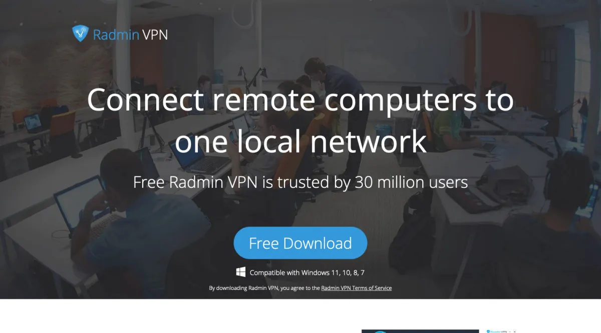 Interface Radmin VPN : fonctionnalités, prix, alternatives
