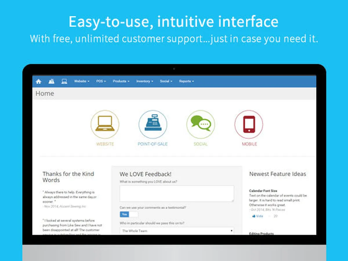Interface Rain Point of Sale: fonctionnalités, prix, alternatives