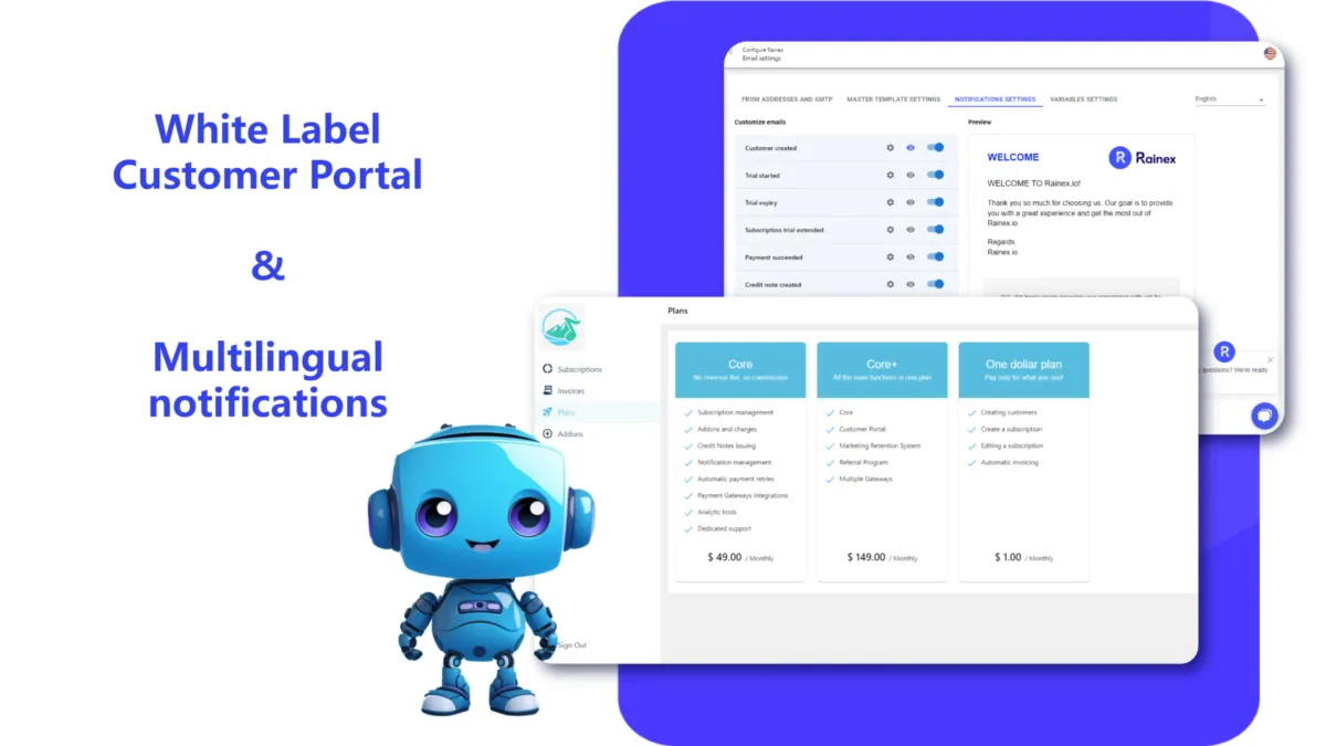 Interface Rainex: fonctionnalités, prix, alternatives
