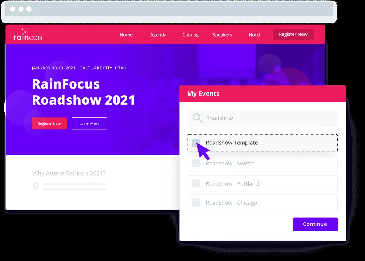 Interface RainFocus: fonctionnalités, prix, alternatives