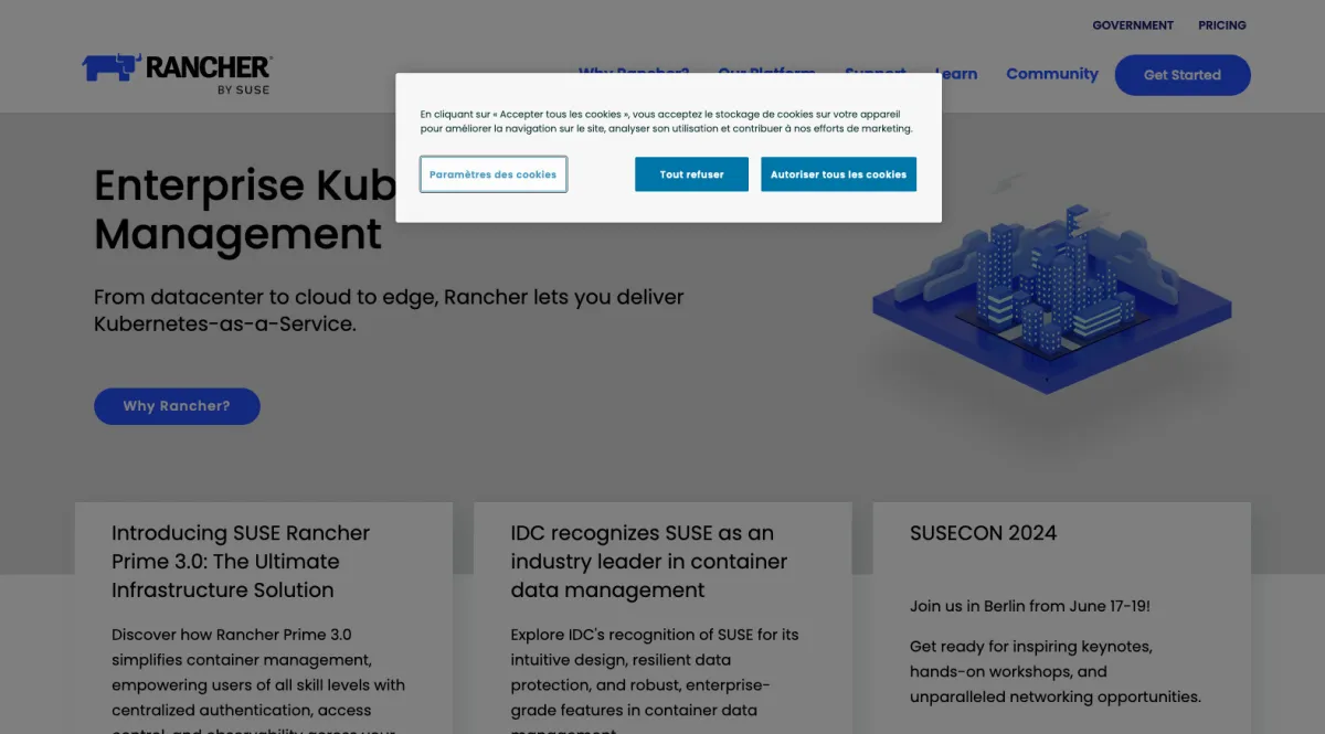 Interface RancherOS : fonctionnalités, prix, alternatives