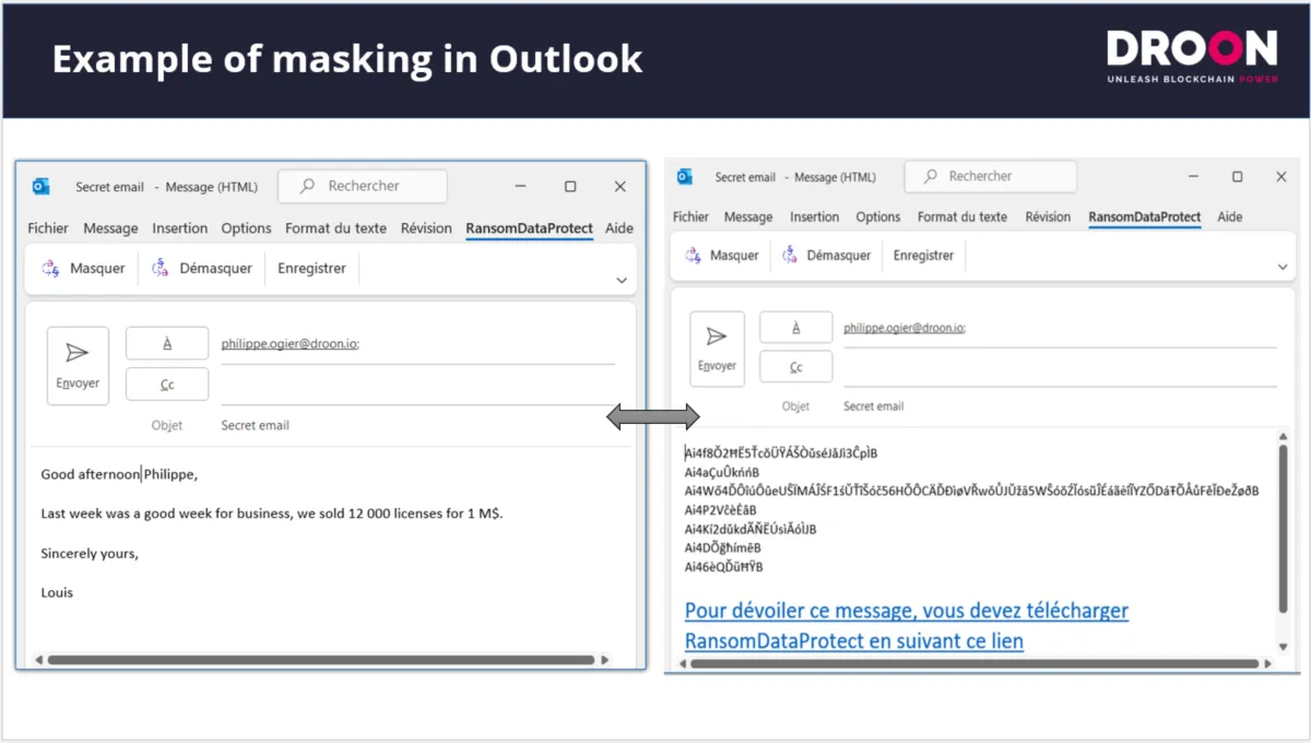 Interface RansomDataProtect: fonctionnalités, prix, alternatives
