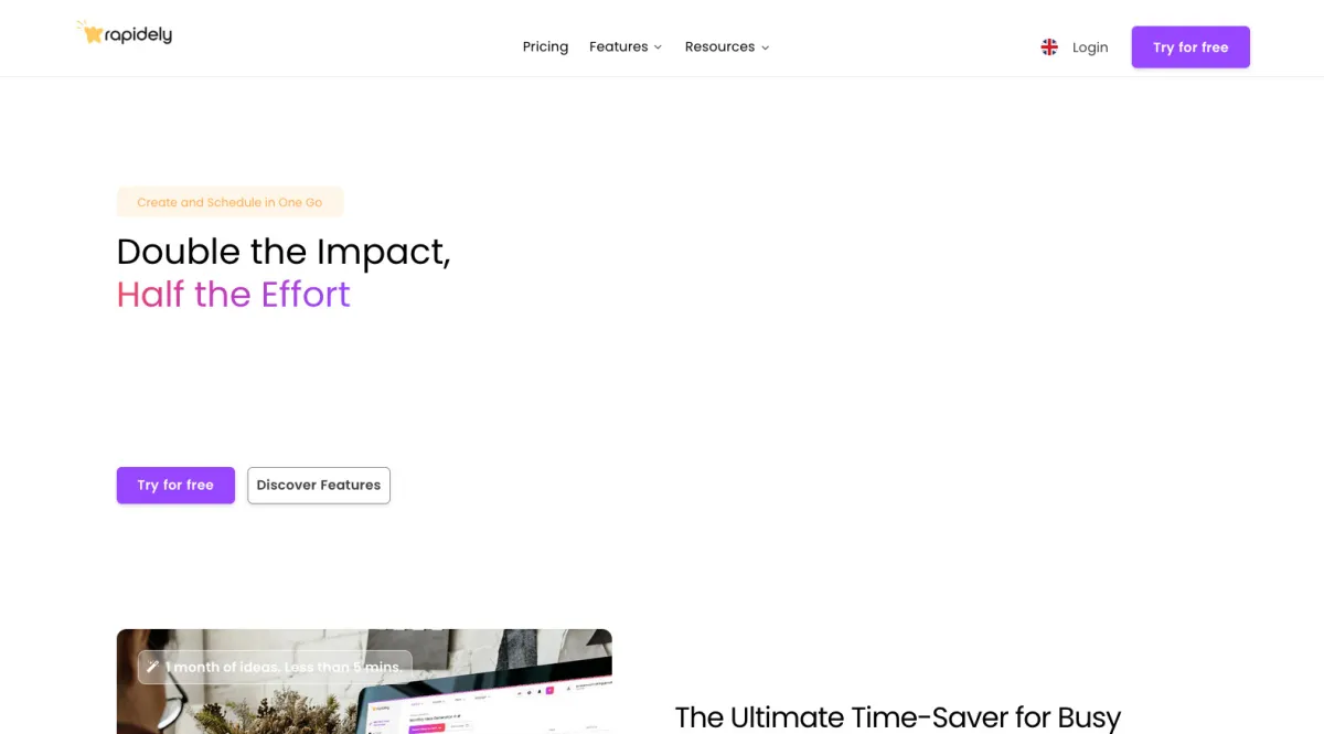 Interface Rapidely : image, ergonomie, alternatives