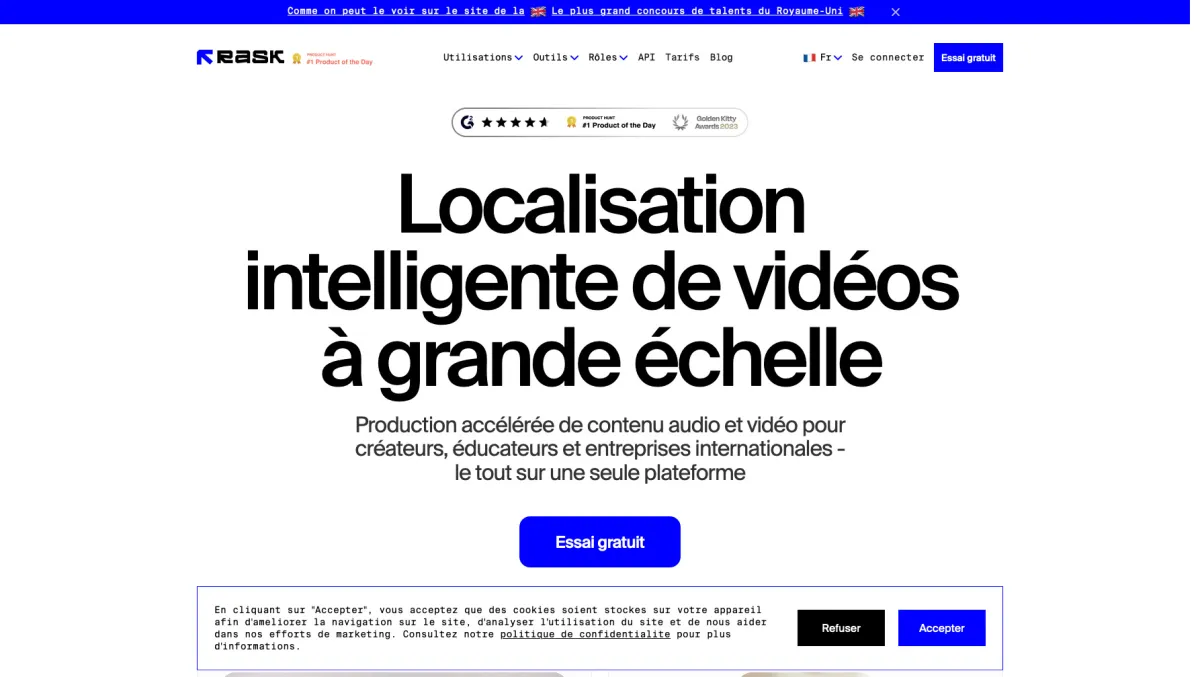 Interface Rask AI : image, ergonomie, alternatives Interface Rask AI : image, ergonomie, alternatives