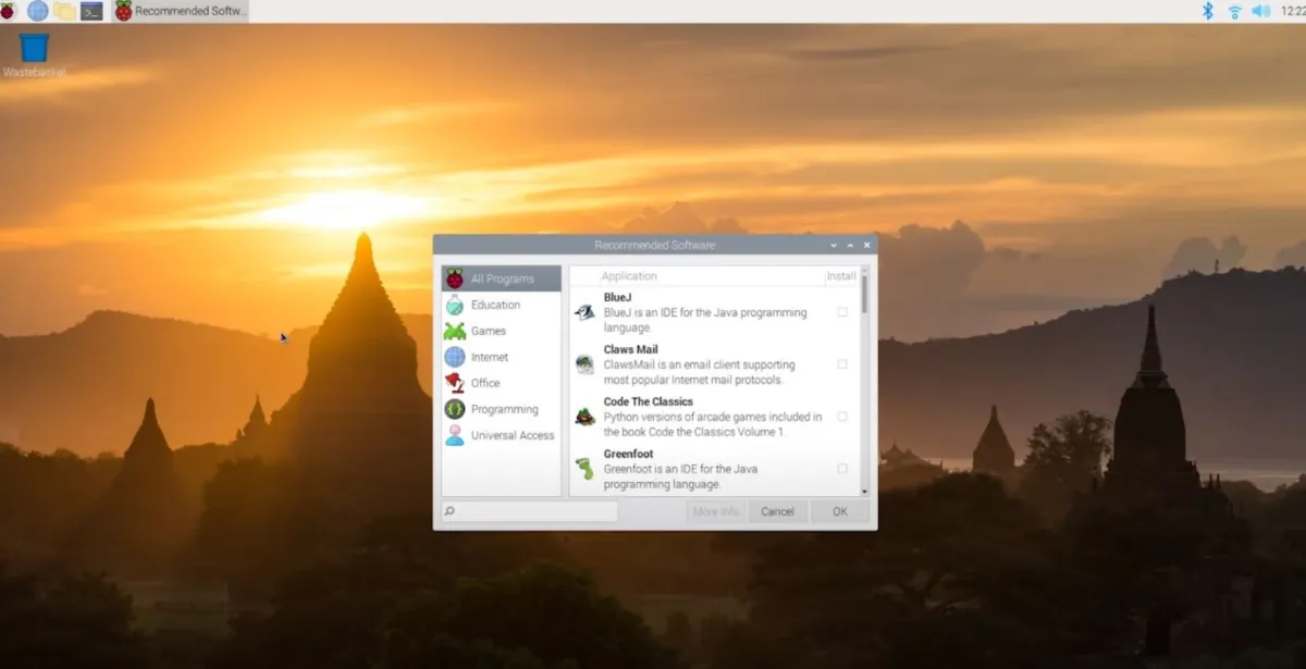Interface Raspbian: fonctionnalités, prix, alternatives