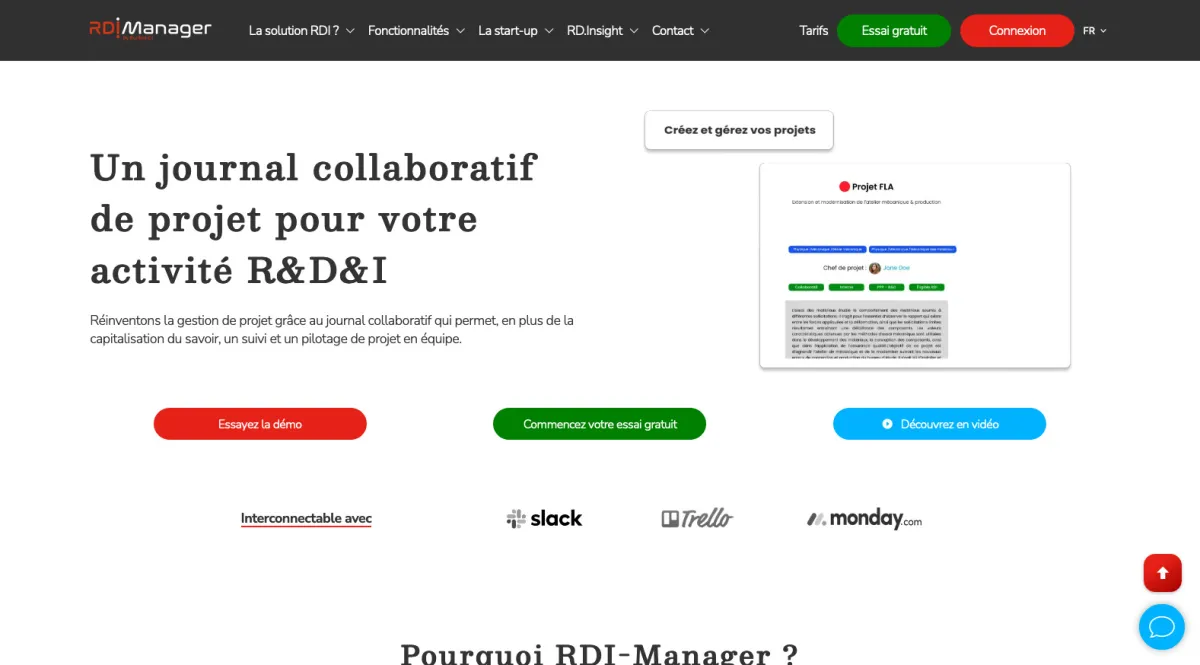 Notre avis sur RDI-Manager : un logiciel de gestion de projet à découvrir Notre avis sur RDI-Manager : un logiciel de gestion de projet à découvrir